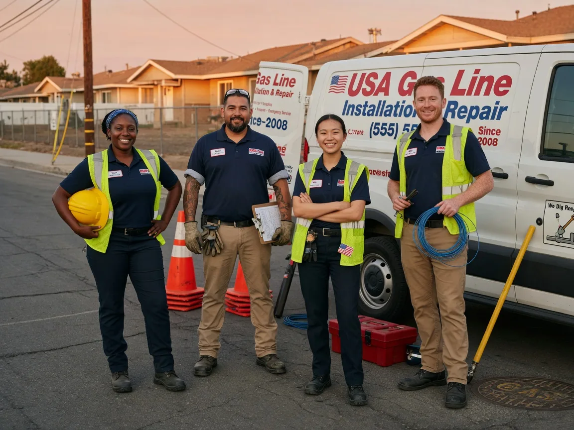 Gas Line Installation company in Sadorus, IL